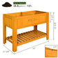 SUN22001-SuniBoxi Raised Garden Bed with Storage Shelf